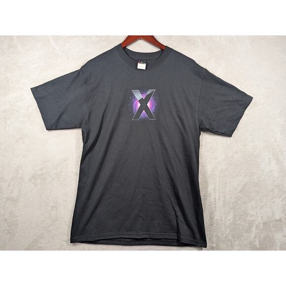 Vintage Apple Mac OS X T-Shirt Men's MEDIUM Black Leopard 2007 iPhone Release - Picture 1 of 7
